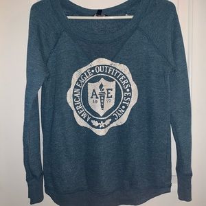 Blue AE sweater